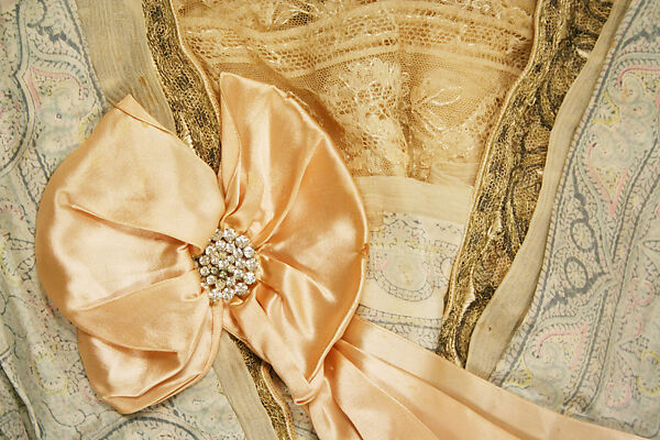 Evening dress, House of Worth (French, 1858–1956), silk, French