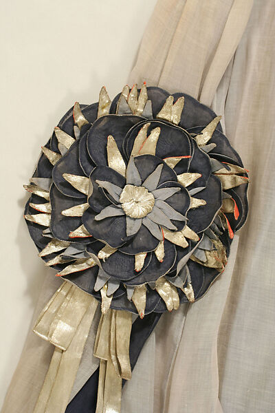 Robe de Style, House of Lanvin (French, founded 1889), cotton, metal, silk, French