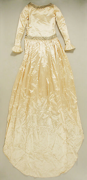 Wedding dress, House of Lanvin (French, founded 1889), silk, French