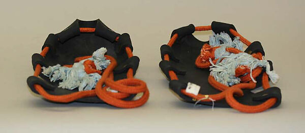 Shoes, Vivienne Westwood (British, 1941–2022), rubber, metal, cotton, British