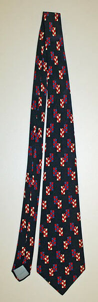 Necktie, House of Lanvin (French, founded 1889), silk, French 