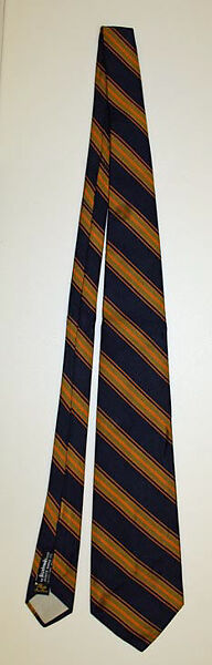 Necktie, silk, American 