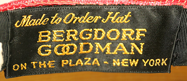 Hat, Halston (American, Des Moines, Iowa 1932–1990 San Francisco, California), straw, American