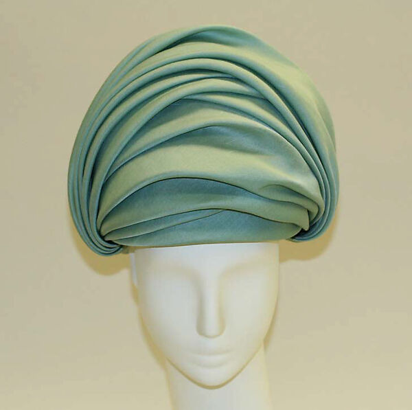 Hat, Halston (American, Des Moines, Iowa 1932–1990 San Francisco, California), silk, American 