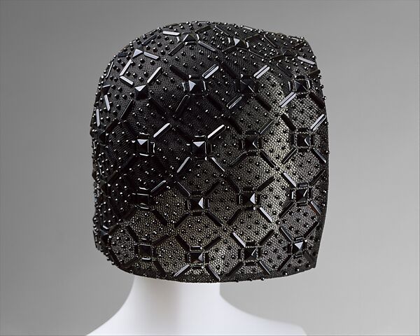 Hat, Halston (American, Des Moines, Iowa 1932–1990 San Francisco, California), synthetic fiber, plastic, American