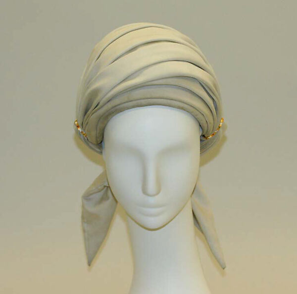 Hat, Halston (American, Des Moines, Iowa 1932–1990 San Francisco, California), silk, American 