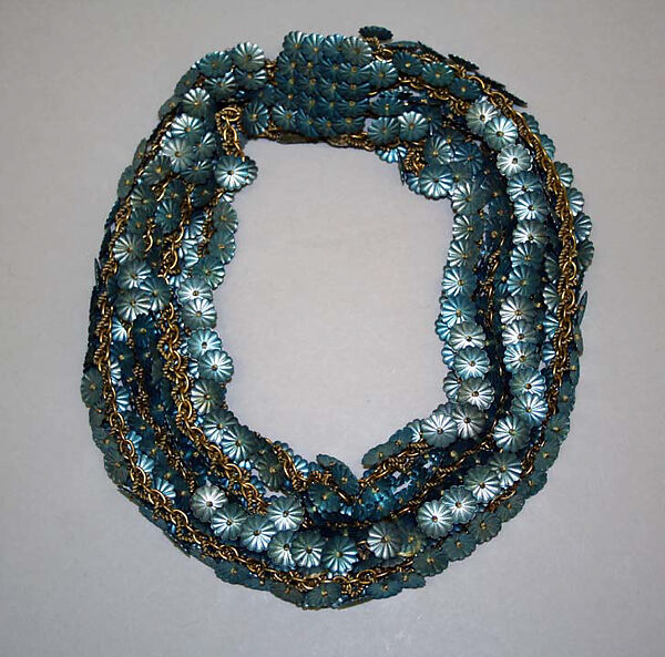 Necklace, Jean Dessès (French (born Egypt), Alexandria 1904–1970 Athens), metal, French 