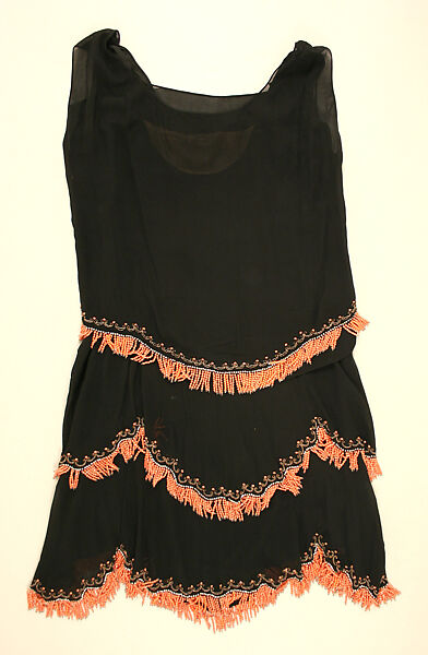 Evening ensemble, Jacques Doucet (French, Paris 1853–1929 Paris), silk, glass, plastic, French