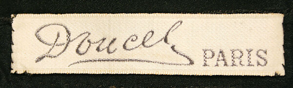 Evening ensemble, Jacques Doucet (French, Paris 1853–1929 Paris), silk, glass, plastic, French