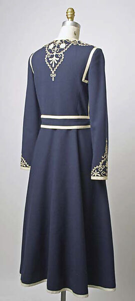 Coatdress, Oscar de la Renta, LLC. (American, founded 1965), wool, cotton, American