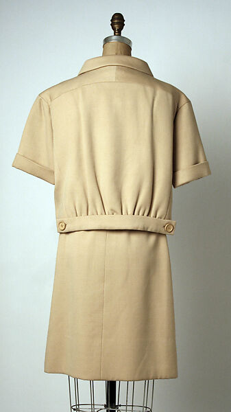 Dress, André Courrèges (French, Pau 1923–2016 Neuilly-sur-Seine), wool, French