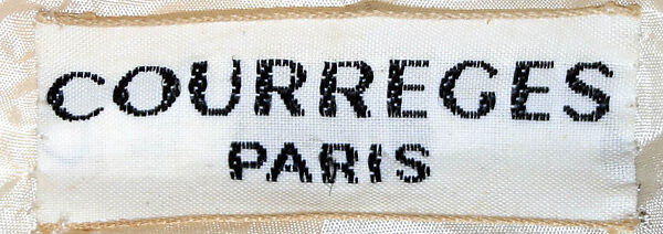 Evening coat, André Courrèges (French, Pau 1923–2016 Neuilly-sur-Seine), wool, silk, French