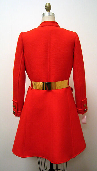 Ensemble, André Courrèges (French, Pau 1923–2016 Neuilly-sur-Seine), wool, metal, French