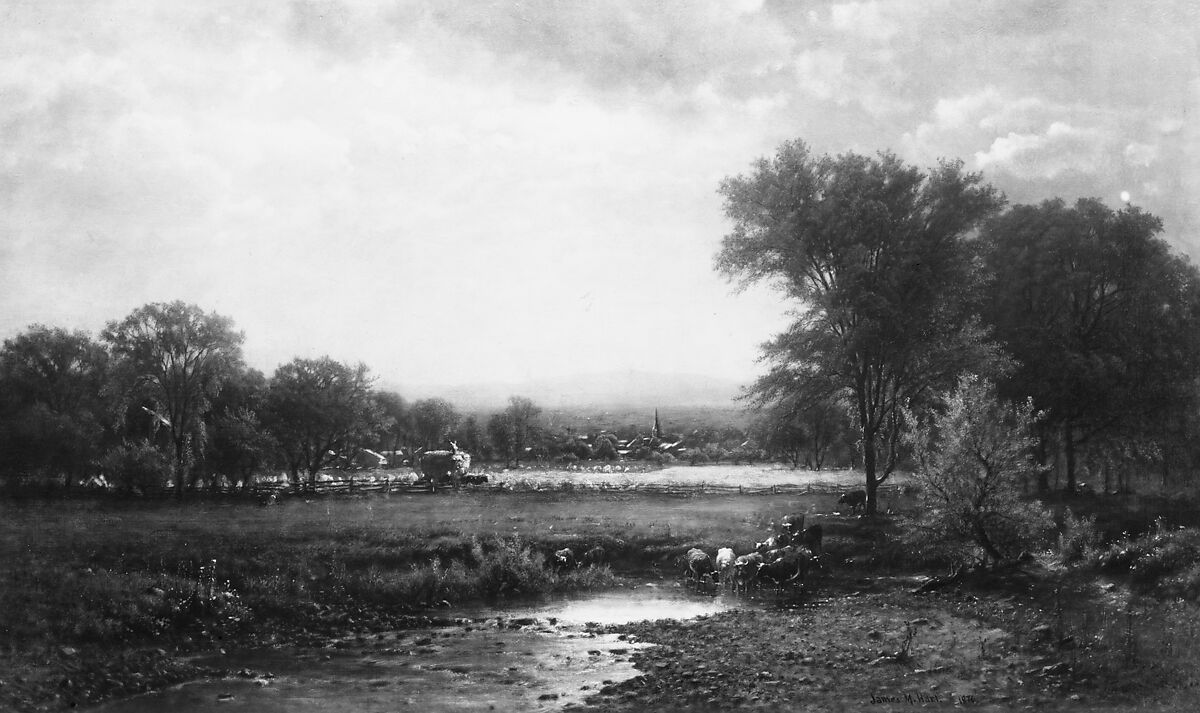 Pasture Scene, James M. Hart (American (born Scotland), Kilmarnock 1828–1901 New York), Oil on canvas, American 