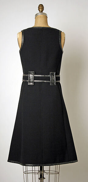 Jumper, André Courrèges (French, Pau 1923–2016 Neuilly-sur-Seine), wool, plastic (polyurethane), French