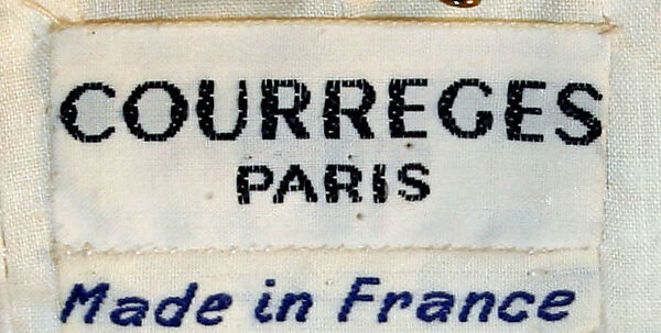 Dress, André Courrèges (French, Pau 1923–2016 Neuilly-sur-Seine), cotton, French