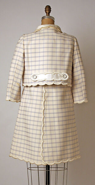 Ensemble, André Courrèges (French, Pau 1923–2016 Neuilly-sur-Seine), wool, cotton, French