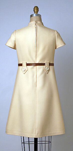 Ensemble, André Courrèges (French, Pau 1923–2016 Neuilly-sur-Seine), (a, c) wool; (b, d) leather, French