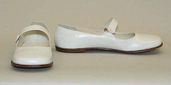 Shoes, André Courrèges (French, Pau 1923–2016 Neuilly-sur-Seine), leather, French 