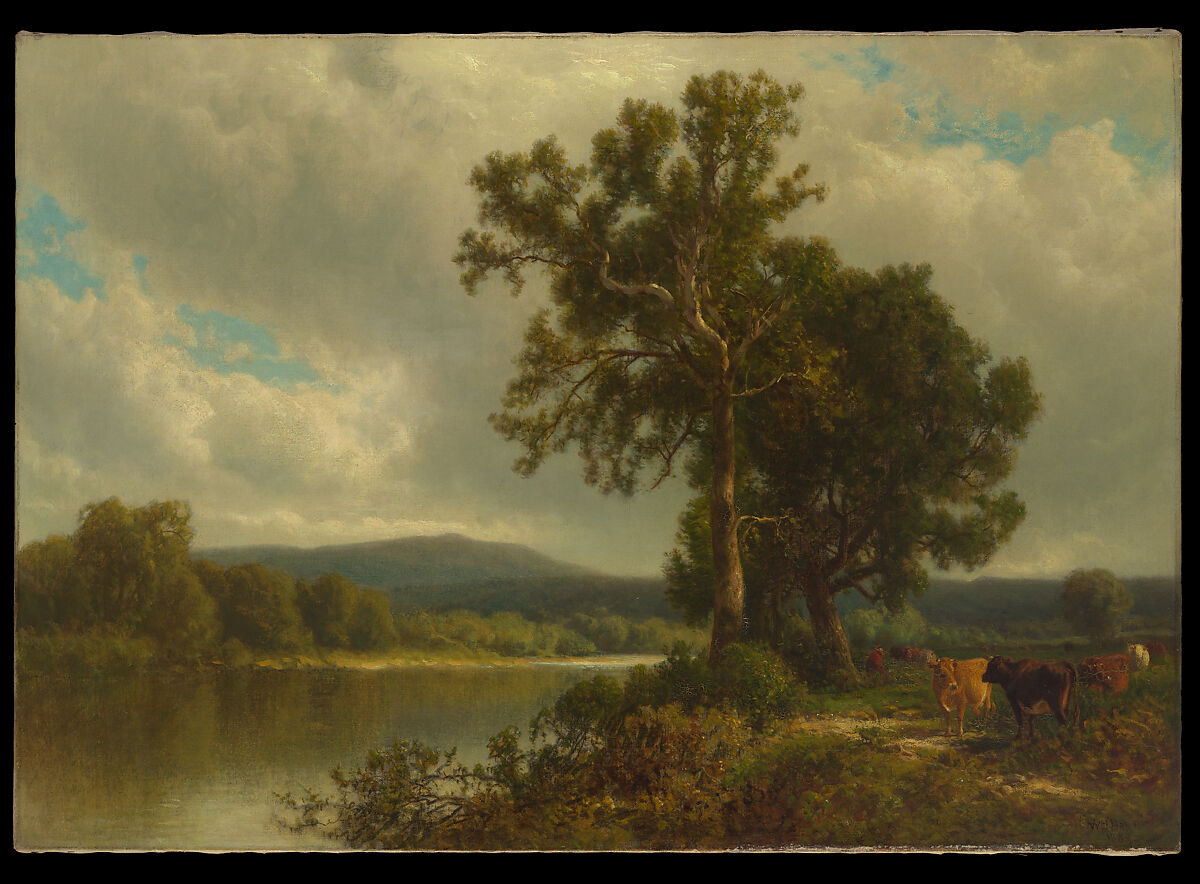 Scene at Napanoch, William Hart  American, Scottish, Oil on canvas, American