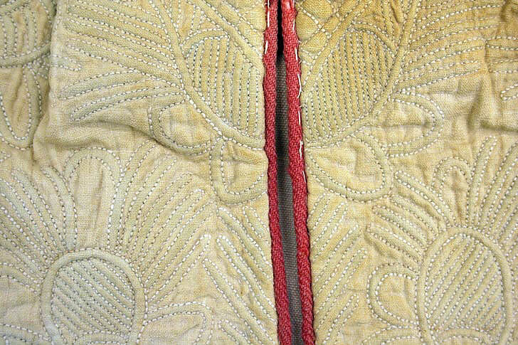 Pocket, linen, probably American