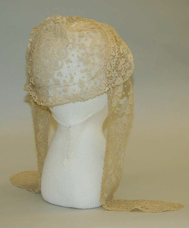 Cap, cotton, probably American