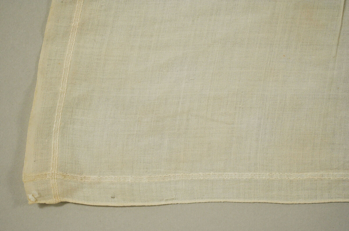 Fichu, cotton, probably American