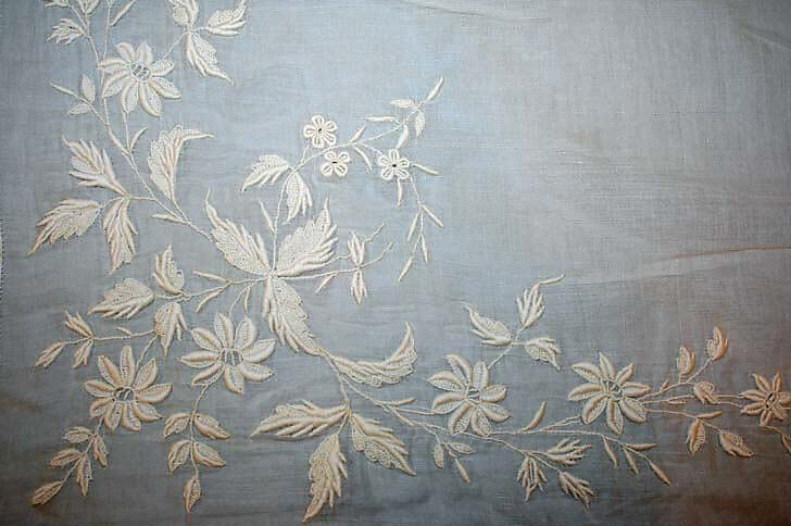 Shawl, cotton, American