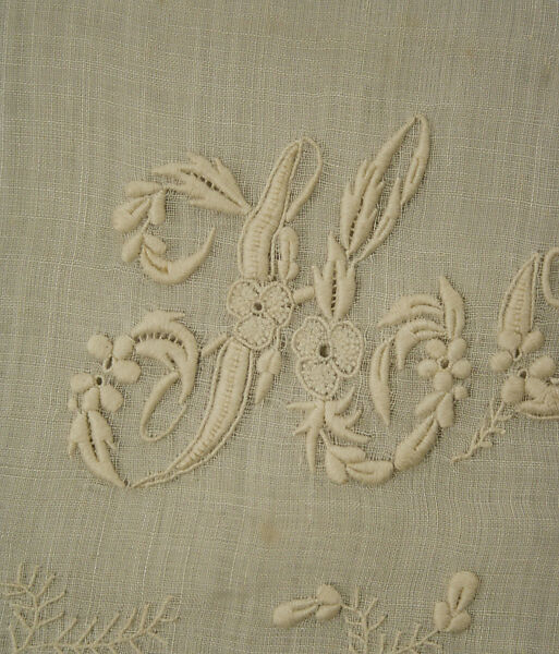 Handkerchief, linen, Belgian