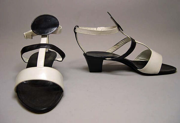 Sandals, Roger Vivier (French, 1913–1998), leather, French 