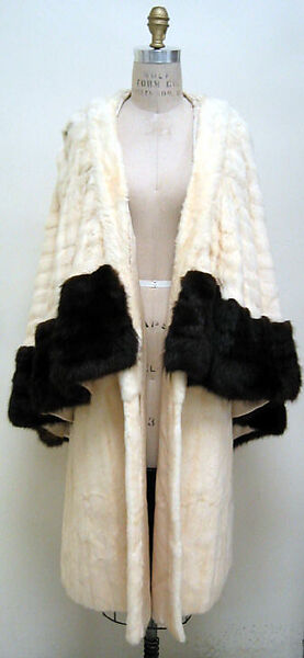 Evening wrap, fur, American or European 