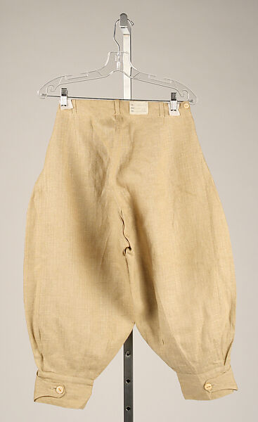 Knickerbockers, linen, American