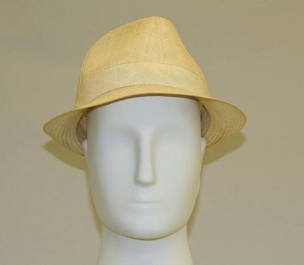 Fedora, linen, nylon, French 