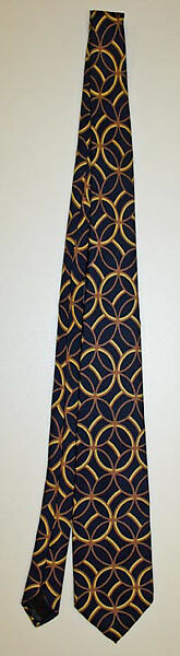 Necktie, House of Lanvin (French, founded 1889), silk, French 