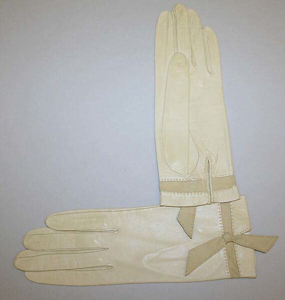 Gloves, Hermès (French, founded 1837), leather, French 