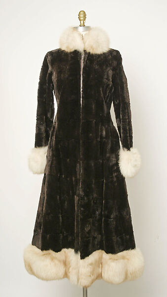 Coat, fur, American or European 