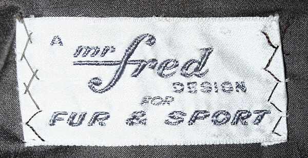 Coat, fur, American or European