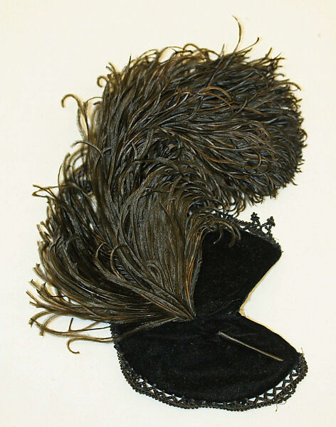 Hat, Hattie Carnegie, Inc. (American, 1918–1965), cotton, silk, beads, feathers, American 
