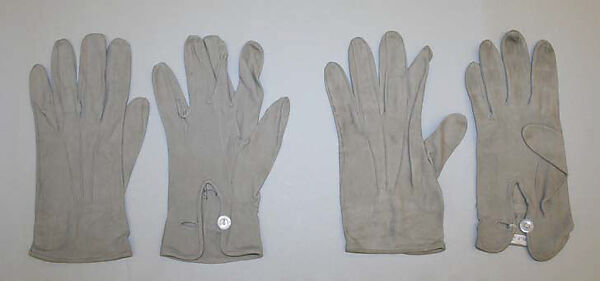 Accessory set, (a) A. Sulka &amp; Company (French, 1893–2002), silk, leather, wool, wood, silver, American and European