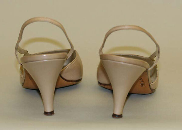 Shoes, House of Chanel (French, founded 1910), leather, silk, French