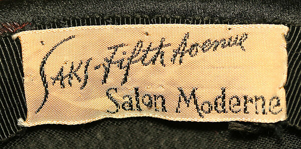 Calot, Salon Moderne, Saks Fifth Avenue (American), [no medium available], American