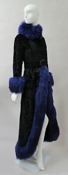 Coat, Georges Kaplan (American, founded Paris, France 1923–1972 New York), fur, French