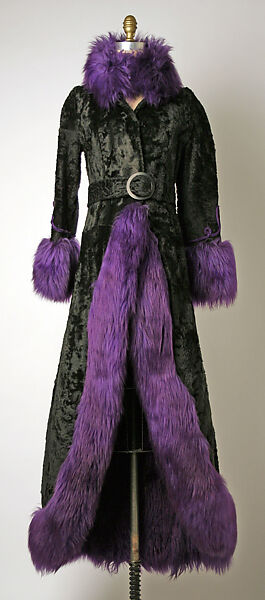Coat, Georges Kaplan (American, founded Paris, France 1923–1972 New York), fur, French 