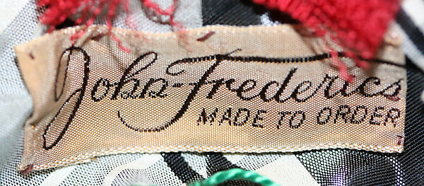 Hat, John-Frederics, Inc. (American, 1929–1948), wool, rayon, American