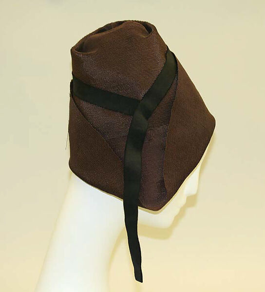 Hat, John-Frederics, Inc. (American, 1929–1948), straw, rayon, American