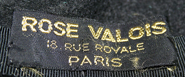 Hat, Rose Valois (French), silk, French