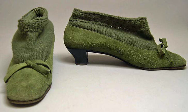 Shoes, House of Dior (French, founded 1946), leather, wool, French 