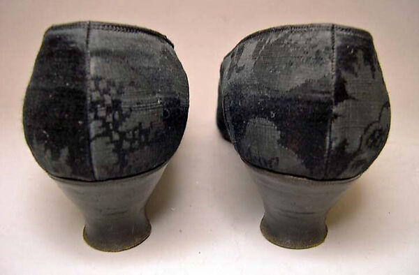 Evening pumps, House of Dior (French, founded 1946), silk, plastic, leather, French