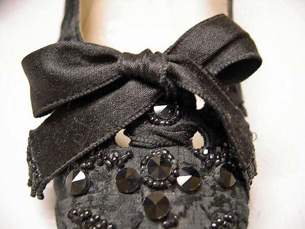 Evening pumps, House of Dior (French, founded 1946), silk, plastic, leather, French