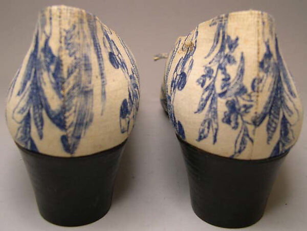 Pumps, Roger Vivier (French, 1913–1998), flax, leather, French